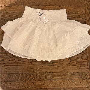 Abercrombie Kids Cream Layered Skirt